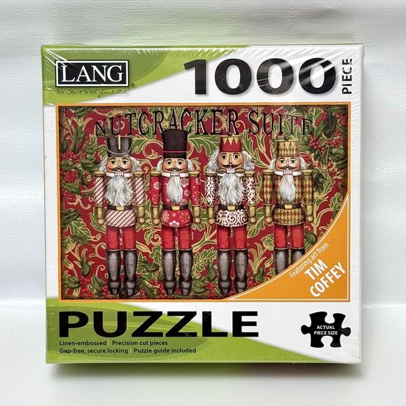 NEW SEALED Nutcracker Suite Puzzle 1000 Piece Lang Christmas 29x20 Puzzle Jigsaw - Picture 6 of 8